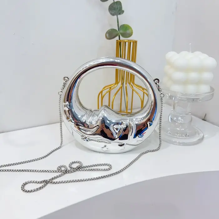 Mini sac de soirée doré