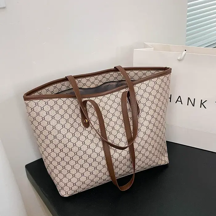 Sac à langer de luxe en cuir pour femme