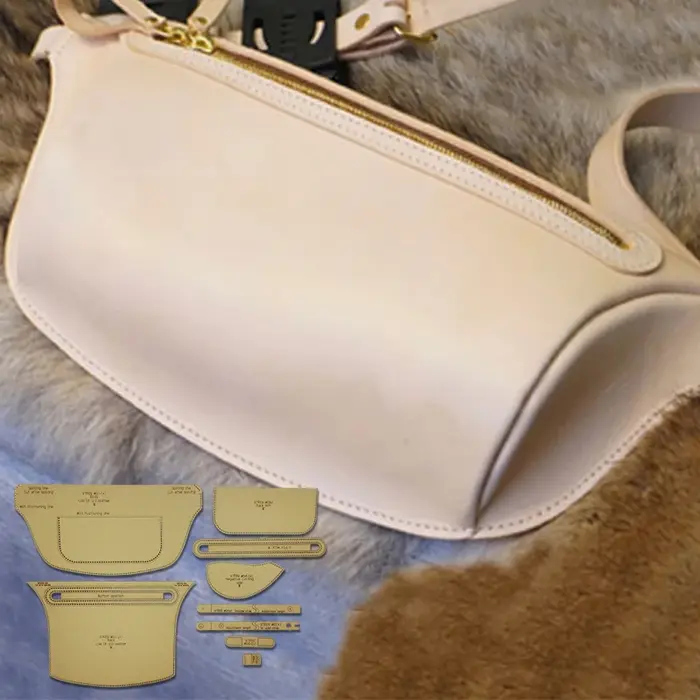 Sac de poitrine en cuir fait à la main