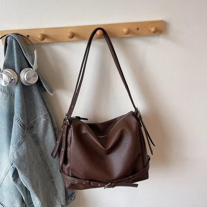Sac à main argenté sac à bandoulière design de luxe Europe et amérique dame sac à main café noir sac