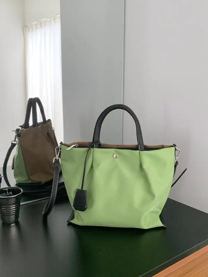 Sac fourre-tout en nylon style coréen avec patchwork