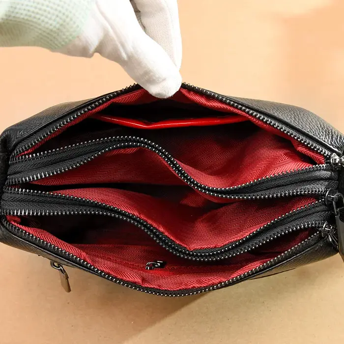 100% sacs à main en cuir véritable femmes