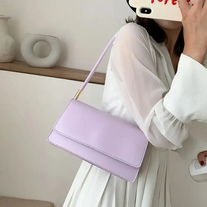 Sac à bandoulière en cuir PU pour femmes