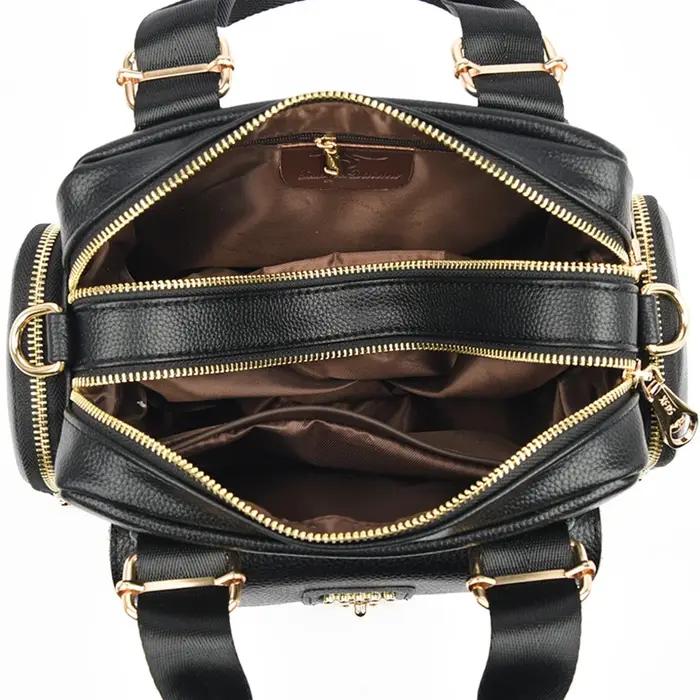 Sac à main en cuir souple de grande capacité pour femmes
