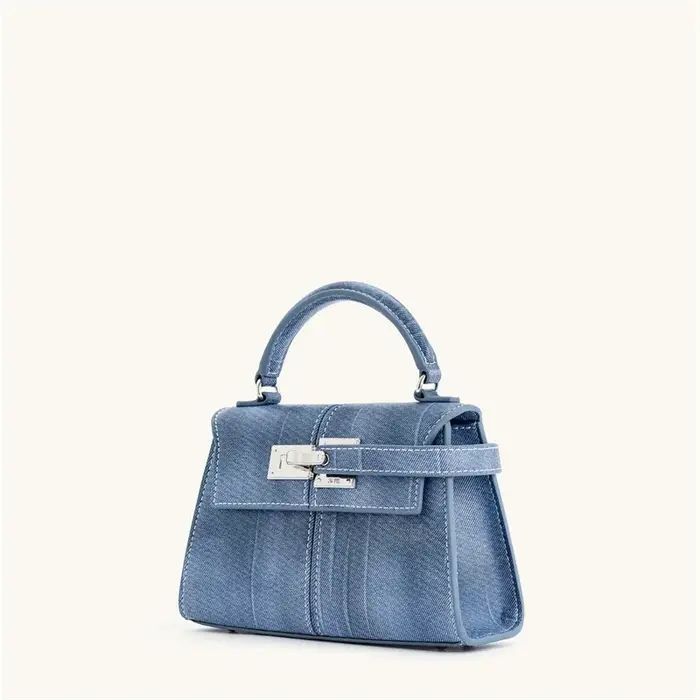 Sac à main femme JW PEI Elise – Nouveau sac fourre-tout en jean bleu tendance 2026 – Petit sac bando