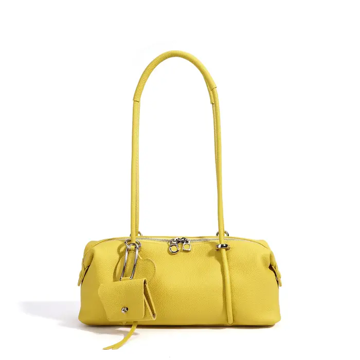 Sac Boston en Cuir de Vachette pour Femme 2026 – Sac à Main de Luxe