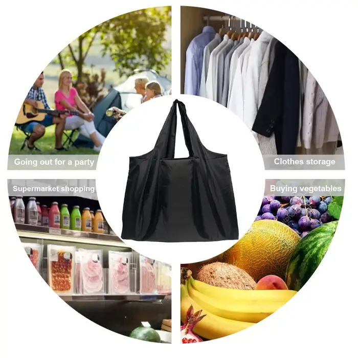 Sac de courses pliable de grande capacité pour femmes
