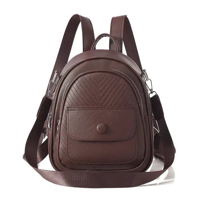 Mini sac à dos tendance en Pu pour femmes