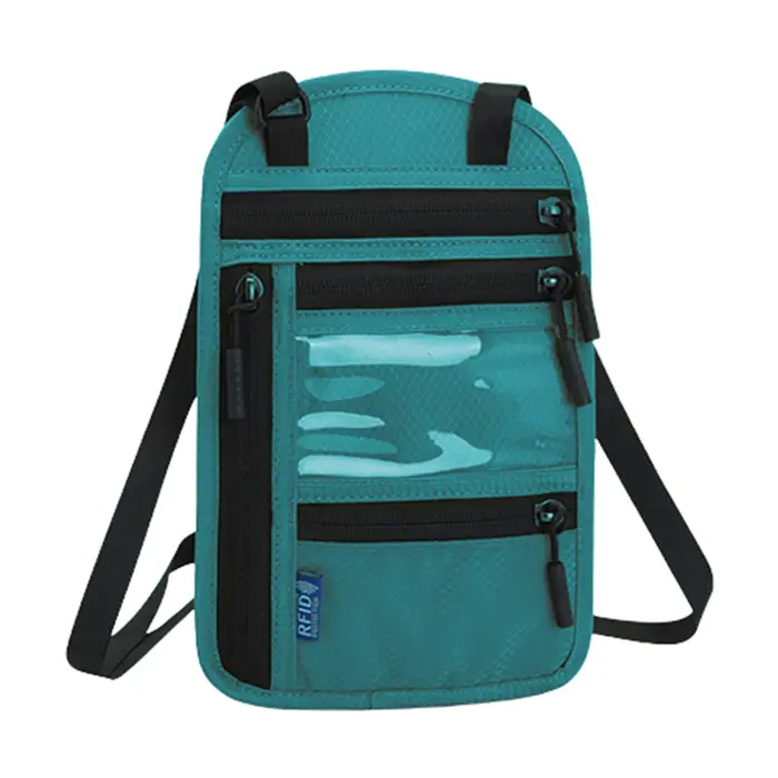 Poudres de voyage pour portefeuille de cou