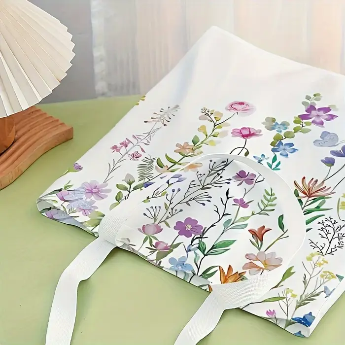 Sac fourre-tout imprimé fleur