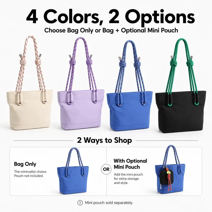 Mini sac fourre-tout pour femme 3L