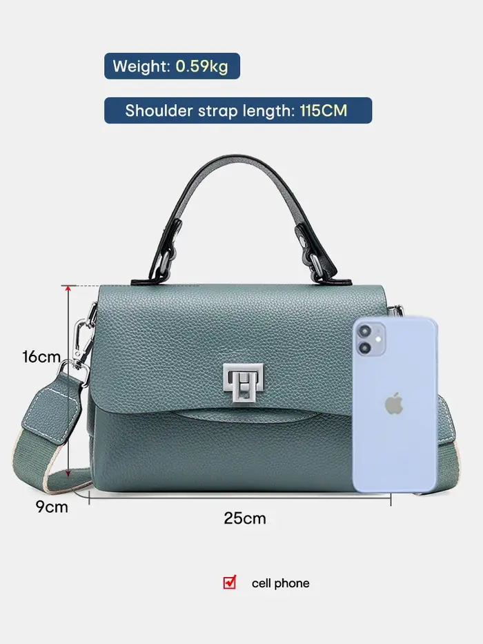 Zency femmes véritable haut en cuir-poignée sac enveloppe sacs de luxe concepteur épaule sac à main