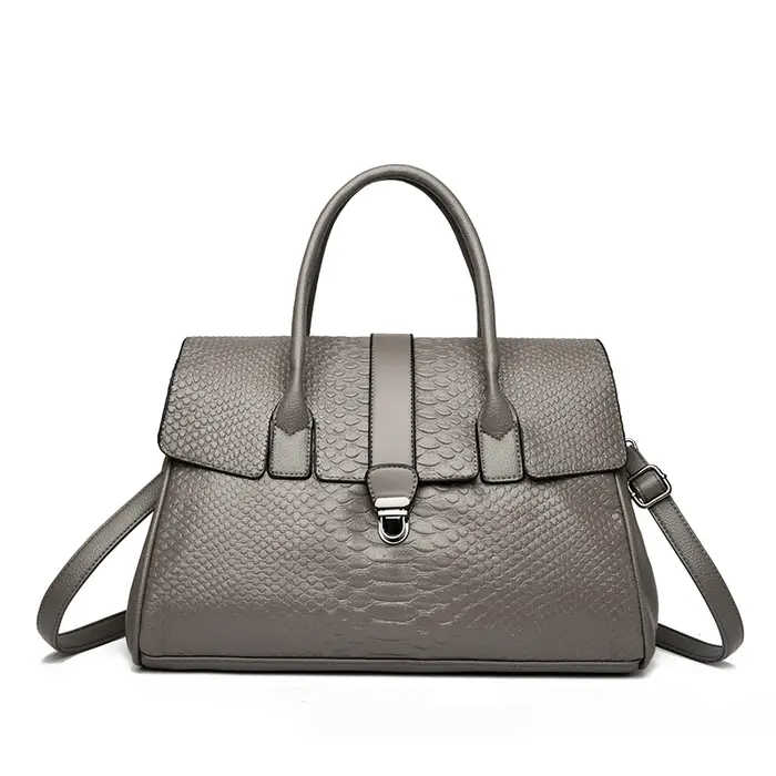 Sac à main de grande qualité avec motif serpent