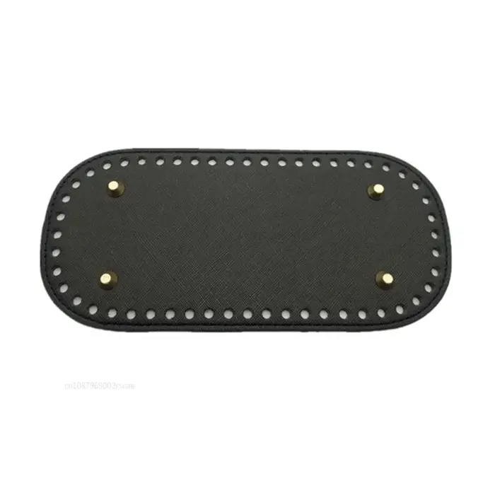 Base de sac en cuir PU 22x10cm pour sac tricoté