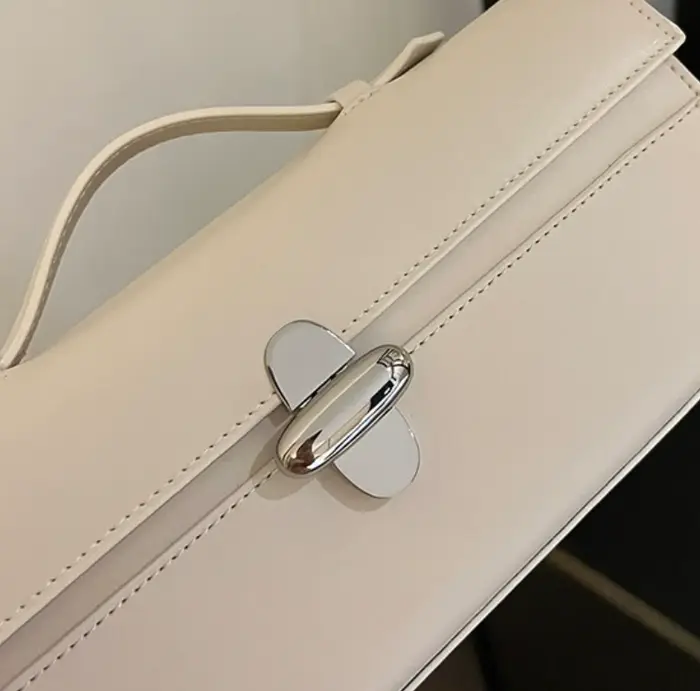 SAVETTE marque en cuir véritable petit sac carré rectangulaire Baguette fourre-tout femmes Simple sa