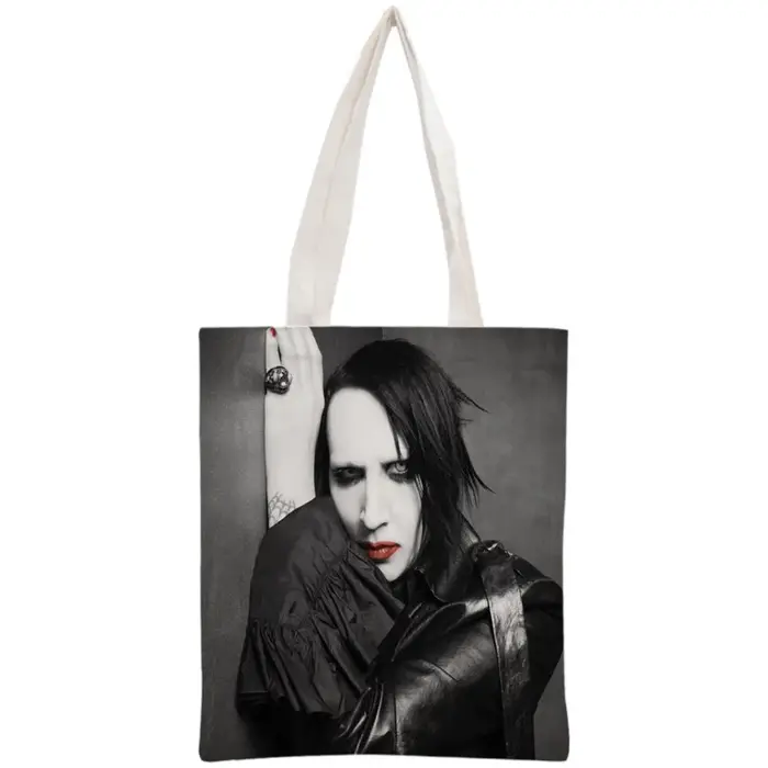 Sac fourre-tout personnalisé Marilyn Manson pour femme