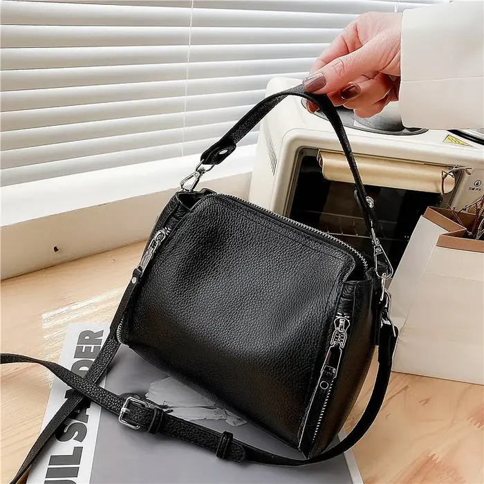 Sacs à main en cuir véritable pour femmes