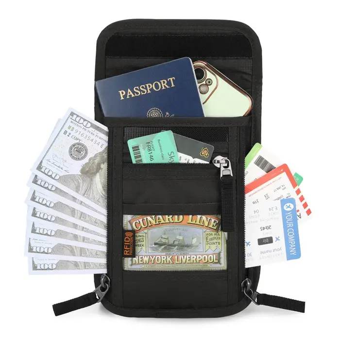 Portefeuille pour passeport de voyage