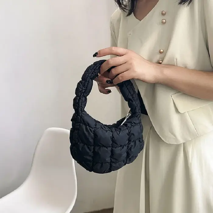 Mini sacs plissés effet nuage pour femmes