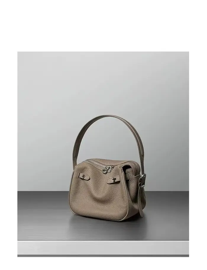 2025 été vert Beige couleur Style décontracté femmes sac à bandoulière petit véritable cuir de vache femme sac à main doux