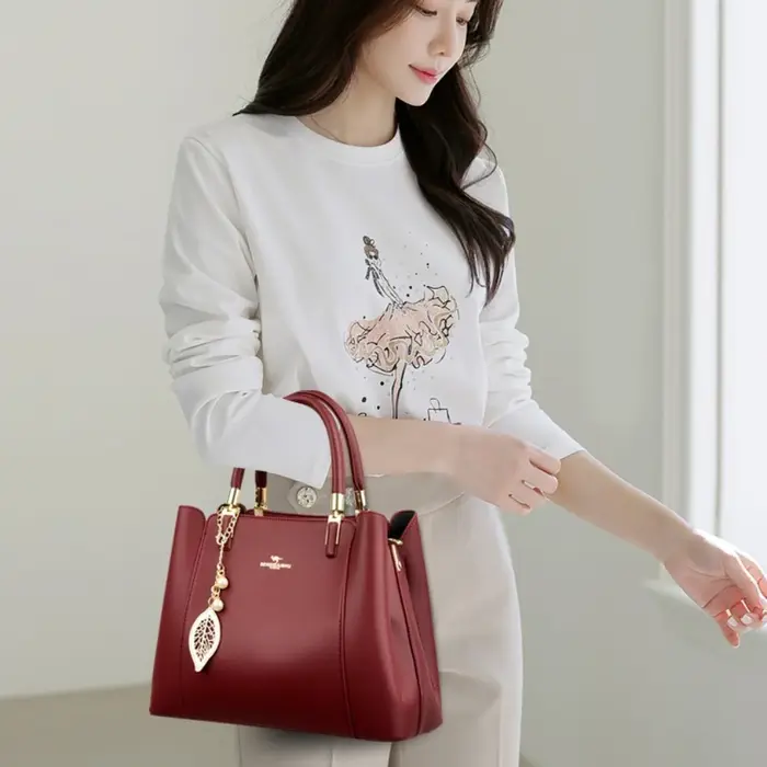 Sac fourre-tout de luxe pour femme, 3 couches, grande capacité, sacs à bandoulière et sacs travers p