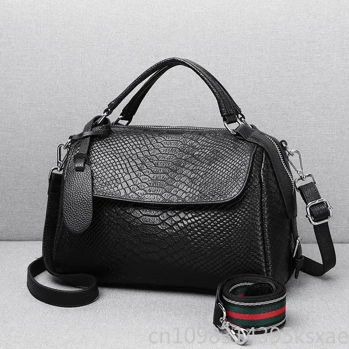 Sac à main en cuir pleine fleur pour femme