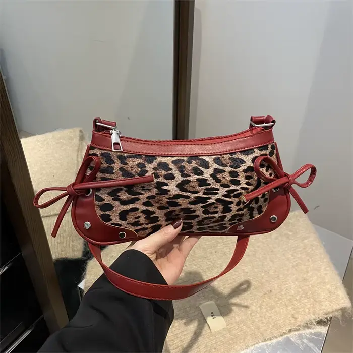 Nouveau sac à aisselles sac à bandoulière tendance doux Double nœud sac à main sac pour femme rétro Simple mode sacs