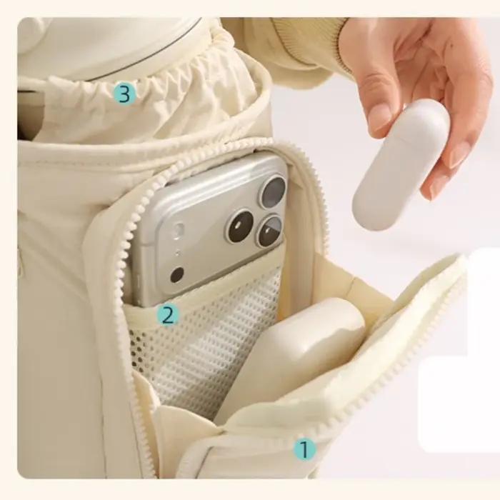 Sac bandoulière de sport personnalisé avec broderie, sacoche pour bouteille d'eau pour étudiants et cyclistes, sac à bandoulière unique pour téléphone portable