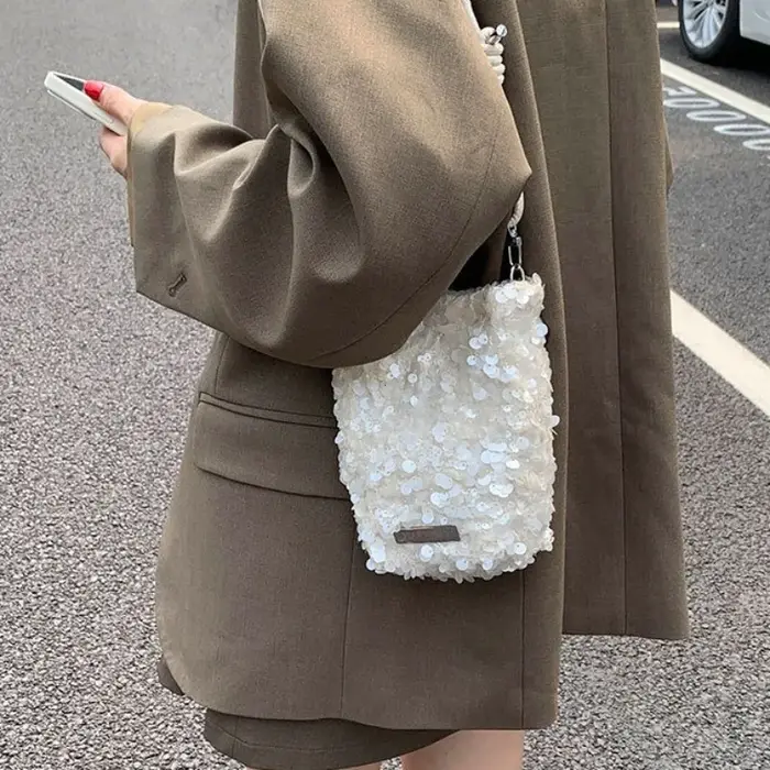 Mini Sacs à Bandoulière à Paillettes pour Femmes 2026 – Nouveaux