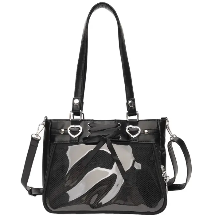 Italife petit sac Ita rouge à bandoulière avec ruban femmes Kawaii clair mignon sac