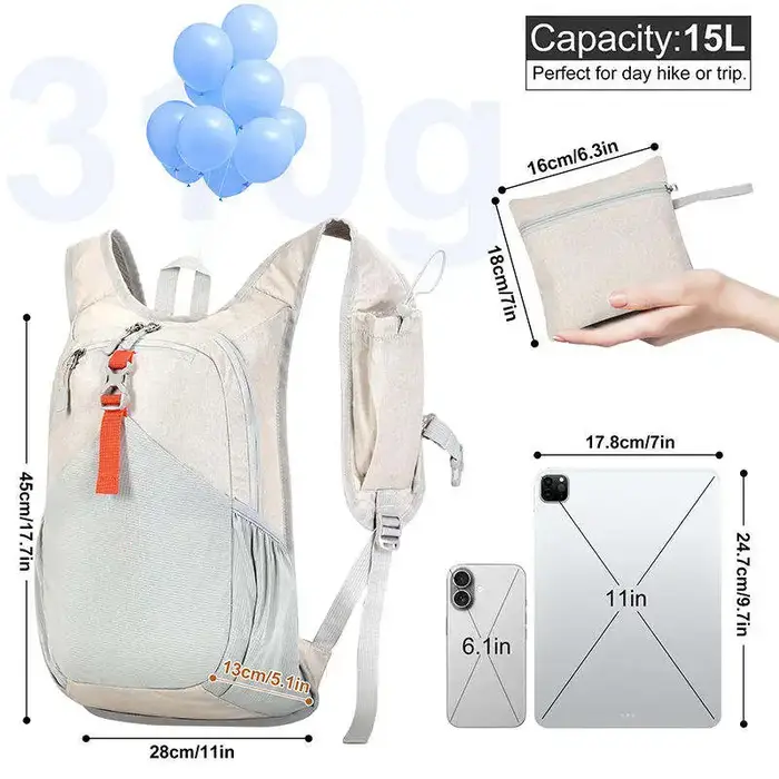 Nouveau sac à dos pliable d'extérieur