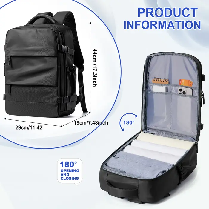Sac à dos de voyage pour femmes, sac à dos à main, sac à dos pour ordinateur portable TSA approuvé a