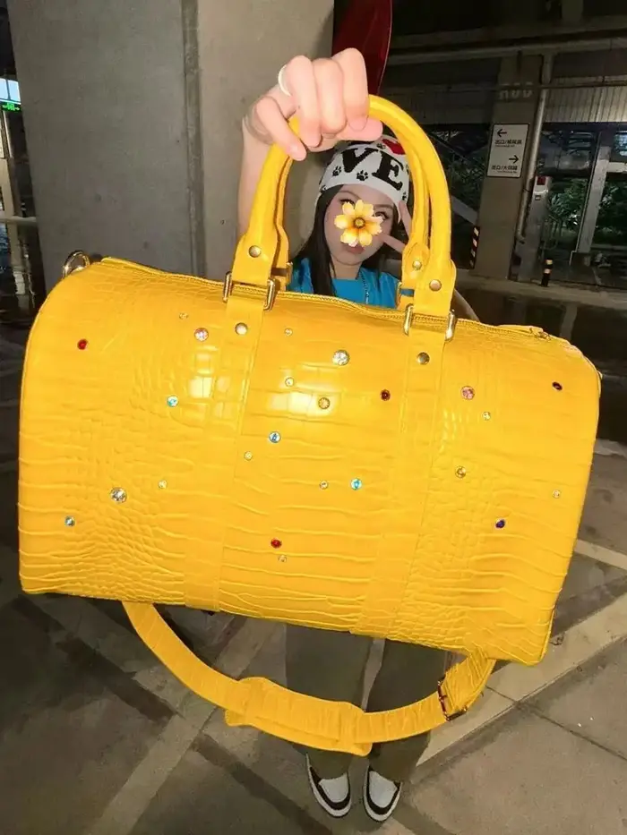 Sac fourre-tout femmes Crocodile Grain 2025 mode Vintage diamant PU haute capacité sac à bandoulière sac à main Style euro-américain