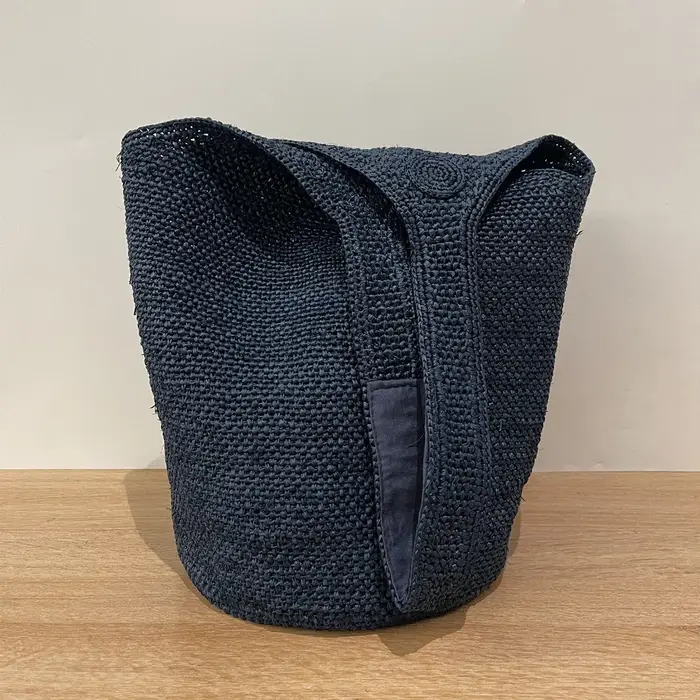 Sac seau en rotin pour femmes