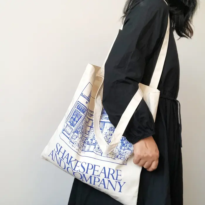 Sac écologique en coton fin pour librairie Paris Shakespeare