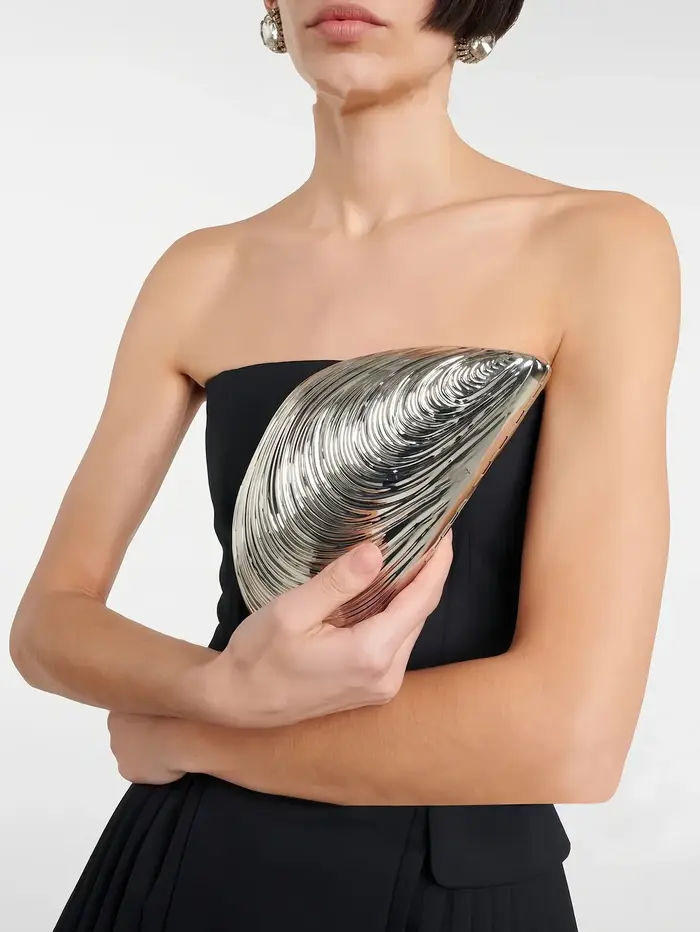 Rétro doré argent métal grande coque acrylique sac nouveau Banquet fête main tout compris femmes épaule bandoulière sacs de soirée