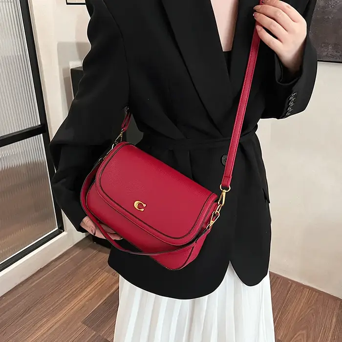 Sac à bandoulière pour femme rétro de luxe