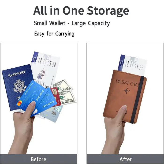Porte-passeport pour voyage Essentials