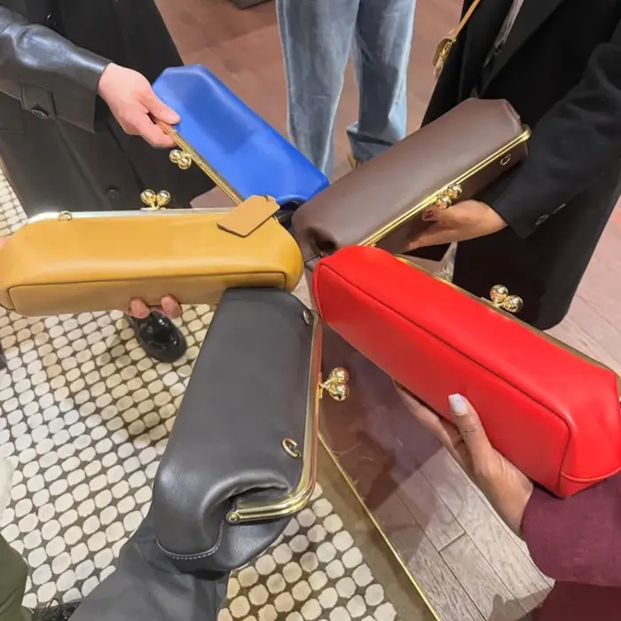 Sacs à main classiques à fermoir baiser 30 cm pour femmes sacs à main et pochettes de luxe de créate