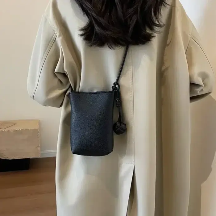 Petit sac à bandoulière en cuir pour femmes