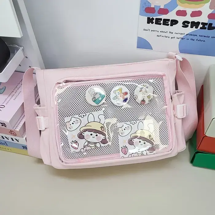Sac à bandoulière Transparent japonais Y2K Lolita