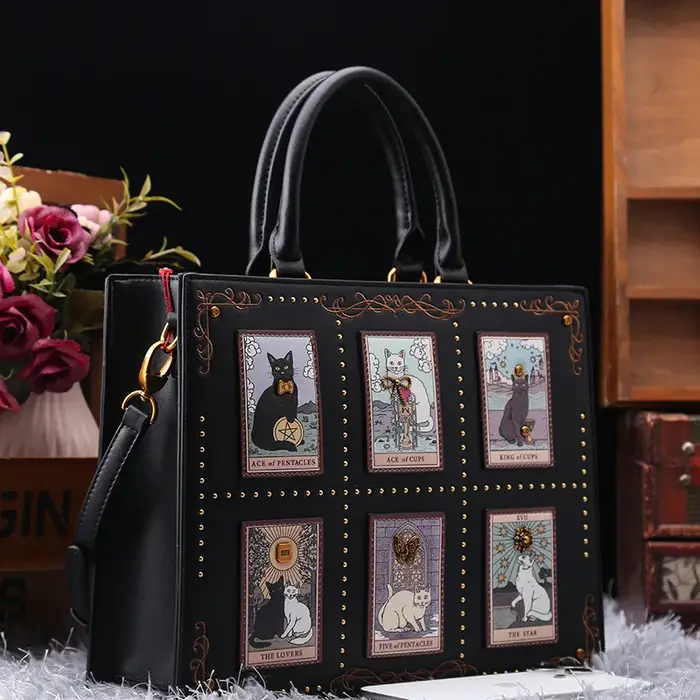 Sac fourre-tout grande capacité pour femme, sac de créateur vintage et luxueux avec broderie délicat