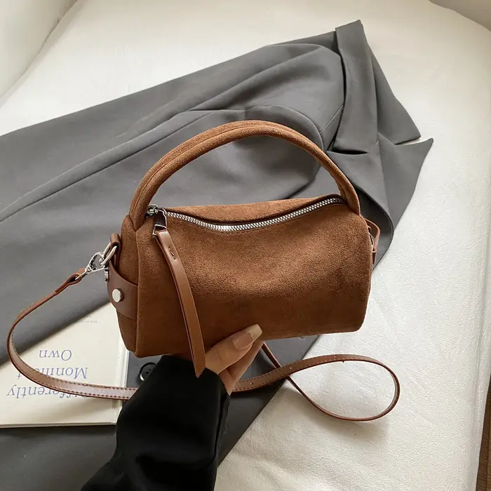Sacs à bandoulière mini rétro en cuir PU tendance pour femmes