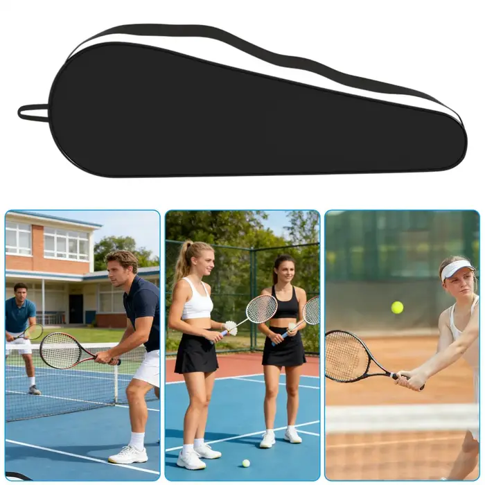 Nouveau sac de raquette de badminton, housse de protection portable et imperméable avec bandoulière pour femmes, sport, extérieur, salle de sport