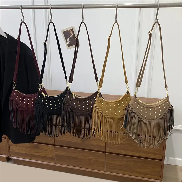 Sac à bandoulière demi-lune de styliste pour femmes