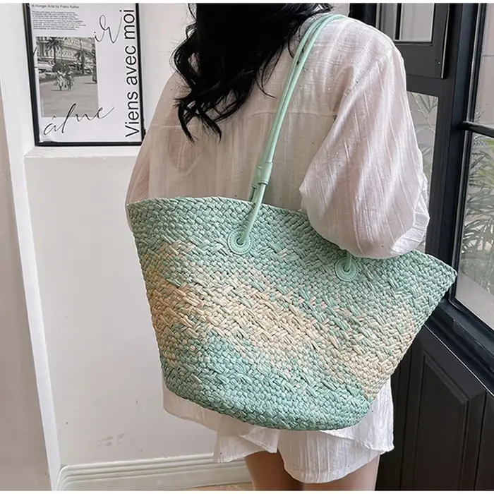 Sac tissé de couleur dégradée