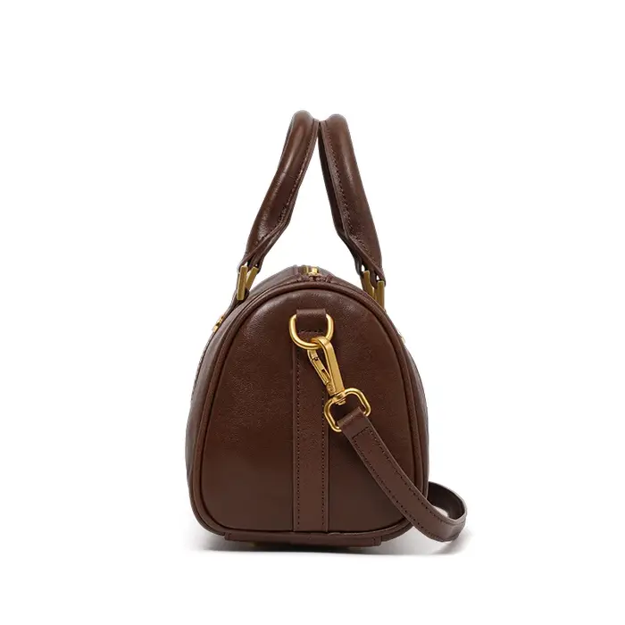 Sac à main en cuir véritable pour femme avec bandoulière