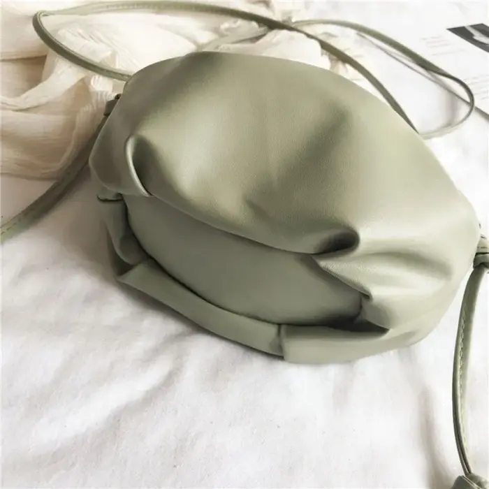 Sac à bandoulière plissé pour femme