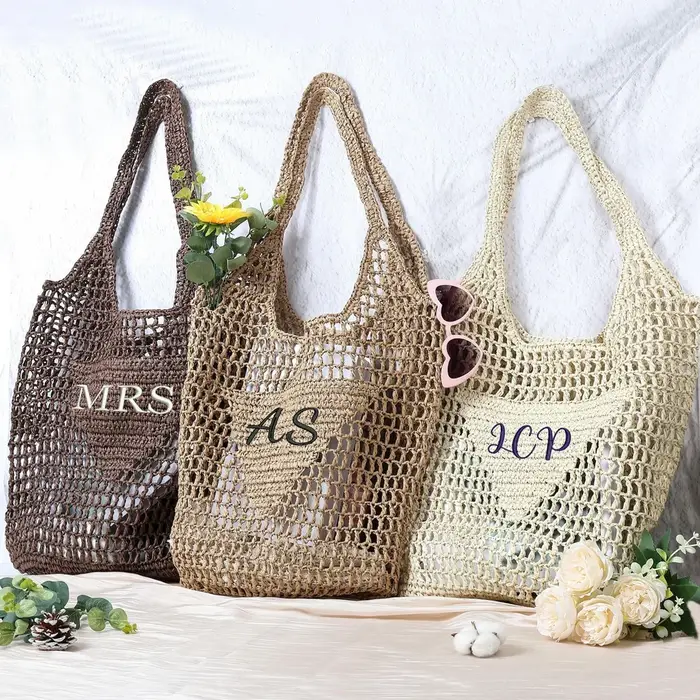 Sac fourre-tout de plage personnalisé pour femmes