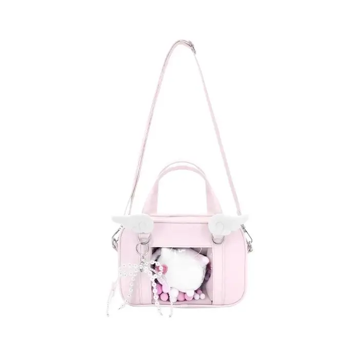 Multi-fonction fourre-tout Ita Sac Crossbady Sac Femme aile épissé Bolso perles arc sacs à main pour
